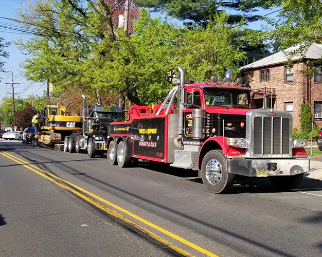 Camp Auto wrecker on a recovery job