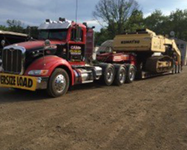 Camp Auto wrecker on a recovery job