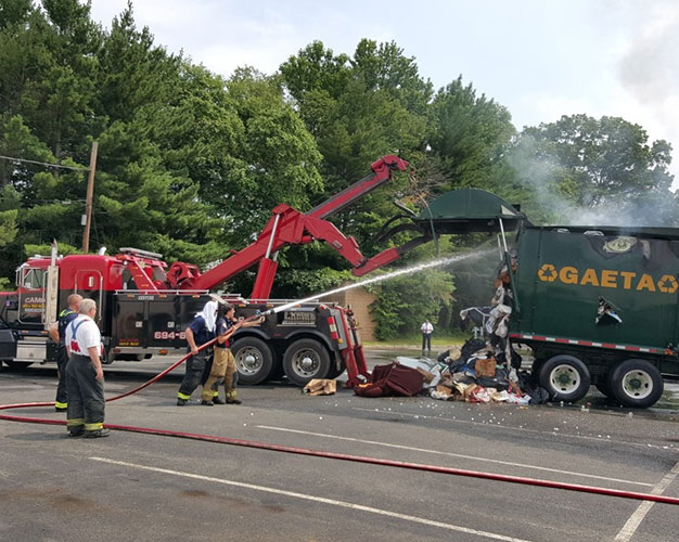 Camp Auto wrecker on a recovery job
